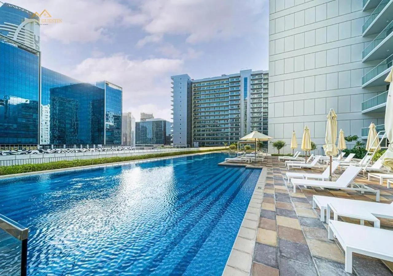 Burj Khalifa View! Modern 2Br In Dubai'S Business Bay Apartment