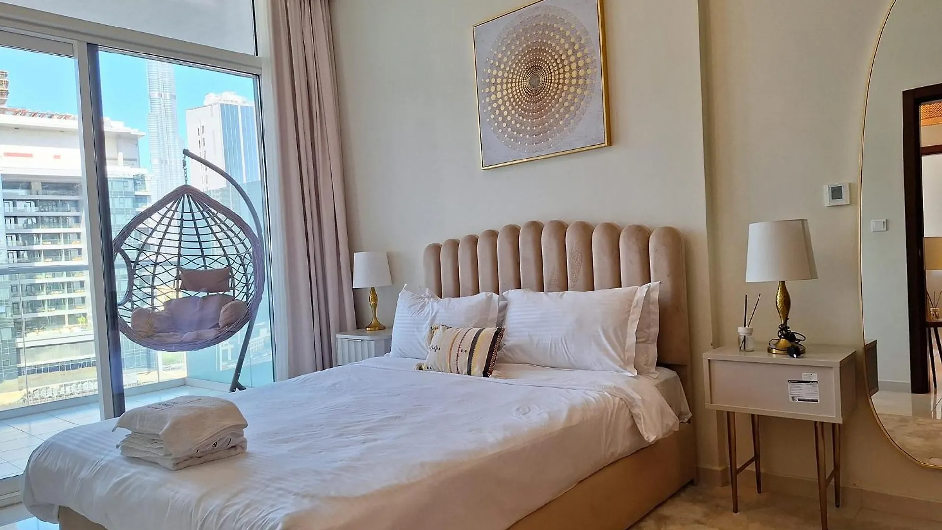 Burj Khalifa View! Modern 2Br In Dubai'S Business Bay Apartment United Arab Emirates